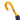 Navy Umbrella with Yellow Dots Leather Handle - Bespoke Design - Tiegent