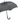 Grey Mini Chevron Umbrella with Classic Black Leather Handle - Tiegent