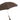 Brown Striped Umbrella with Dog Handle - Chic Rain Protection for Pet Lovers - Tiegent
