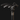 Ergonomic Black Bat Walking Cane with Modern Handle Design - Tiegent