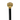 Elegant Topaz and Black Crystal Walking Stick for Stylish Support - Tiegent