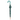 Turquoise Paisley Umbrella with Unique Leather Handle - Tiegent
