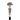 Fuchsia Crystal-Embellished Luxurious Collectible Walking Stick - Tiegent