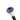 Elegant Walking Stick with Stone and Sapphire Rhinestones - Tiegent
