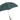 Green Striped Umbrella with Duck Handle Comfortable Acetate Grip - Tiegent