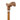 Hand-Carved Anatomic Derby Walking Cane - Classic Durable Support for Stability - Tiegent