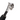 Silver Tiger Handle Black Folding Umbrella - Stylish Designer Rain Protection - Tiegent