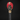 Artistic Black and Red Testa di Moro Walking Cane for Women - Tiegent