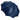 Navy Blue Mens Umbrella with Orange Ostrich Leather Handle - Tiegent