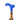 Elegant Orange Umbrella with Handmade Blue Leather Handle - Stylish and Functional Rain Protection - Tiegent