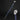 Navy Blue Studded Umbrella with Silver Skull Handle - Tiegent