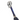 Navy Blue Studded Umbrella with Silver Skull Handle - Tiegent