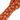 Red and Beige Hexagon Print Umbrella with Chestnut Handle - Tiegent