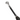 Classic Black Striped Umbrella with Elegant Silver Knob Handle - Tiegent