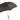 Classic Black Striped Umbrella with Elegant Silver Knob Handle - Tiegent