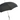Classic Black Umbrella with Elegant Silver Labrador Dog Handle - Tiegent