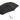 Black Classic Umbrella for Men with Elegant Horn Handle - Royal Collection - Tiegent