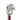 Red Umbrella with Silver Hound Design Stylish Rain Accessory - Tiegent