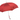 Red Umbrella with Silver Hound Design Stylish Rain Accessory - Tiegent