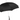 Unique Black Umbrella with Gorilla Enameled Brass Handle - Tiegent