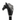 Black Horse Umbrella with Elegant Enameled Brass Handle - Tiegent