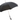 Black Horse Umbrella with Elegant Enameled Brass Handle - Tiegent