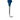 Designer Blue Umbrella with Elegant Silver Greyhound Handle - Tiegent