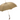 Beige Whimsical Designer Umbrella with Boar Handle - Tiegent