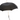 Black Canopy Umbrella with White Boxer Handle for Stylish Outdoor Protection - Tiegent