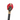 Artistic Black and Red Testa di Moro Walking Cane for Women - Tiegent