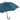 Large Classic Striped Umbrella with Dark Chestnut Handle for Stylish Rain Protection - Tiegent
