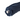 Classic Blue Folding Umbrella with Elegant Leather Handle - Tiegent
