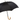 Luxury Black Minigalles Umbrella with Elegant Chestnut Handle - Tiegent
