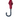 Large Red Striped Umbrella with Elegant Leather Handle - Tiegent