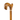 Elegant Ergonomic Walking Cane for Men with Brown Handle - Tiegent