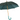 Turquoise Paisley Umbrella with Unique Leather Handle - Tiegent