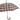 Classic Tartan Umbrella with Chestnut Handle and Shaft - Tiegent