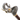 Enameled Elephant Cane with Malacca Wood Shaft - Elegant Walking Stick - Tiegent