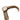 Antique Deer Antler Walking Cane - Elegant Wooden Gentlemans Cane - Tiegent