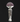 Fuchsia Crystal-Embellished Luxurious Collectible Walking Stick - Tiegent