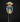 Aquamarine Crystal Handle Walking Stick - Elegant Unique Design - Tiegent
