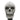 Luxury Silver Skull Cane Handle with Swarovski Crystals - Tiegent