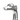 Greyhound Dog Head Walking Cane with Elegant Silver Handle - Exquisite Design - Tiegent
