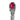 Antique Silver Presentation Cane with Red Gem - Elegant Walking Stick - Tiegent