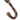 Chestnut Striped Umbrella with Stylish Knob End - Perfect for Rain or Shine - Tiegent