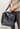 Leather Mens Weekender Bag - Stylish Modern Travel Tote - Tiegent