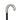 Crook Buffalo Horn Handle Walking Cane - Stylish Tourist Cane for Support - Tiegent