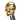 Elegant Gold Skull Shoehorn with Gilt Resin Handle - Stylish Home Accessory - Tiegent
