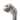 Silver Bulldog Shoehorn with Unique Metal Handle Wooden Shaft - Collectible Design - Tiegent