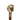 Gold Long Handle Shoehorn with Pearly Brown Shaft - Fashionable and Exclusive - Tiegent